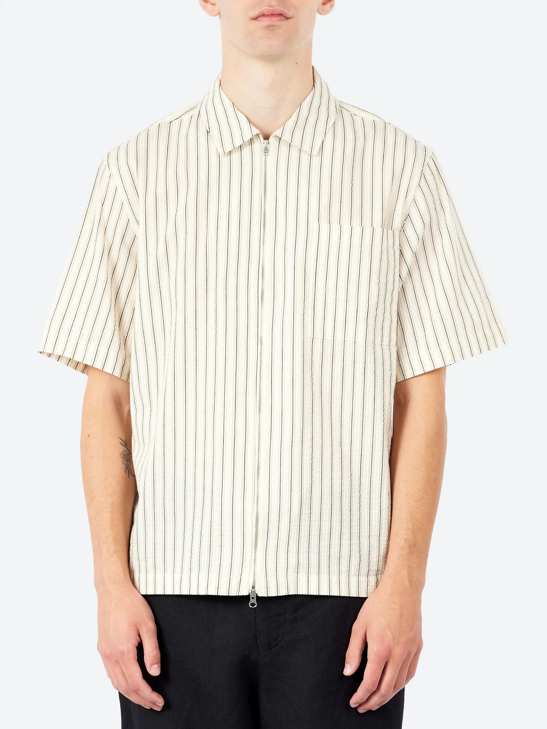 Sears Zip Short-Sleeve Shirt sold by gravitypope