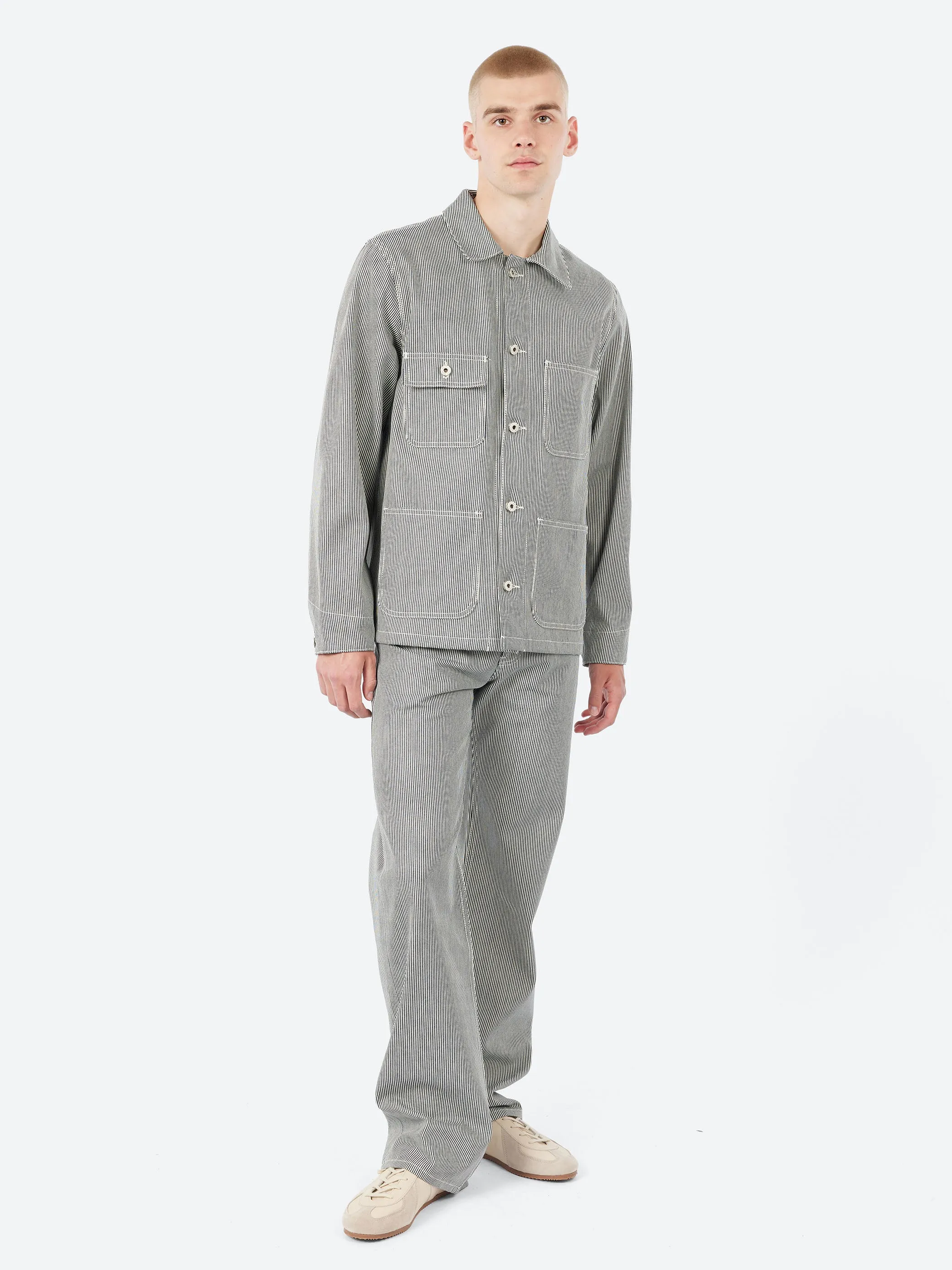 Chore Coat Selvedge Hickory sold by gravitypope product image thumbnail 2