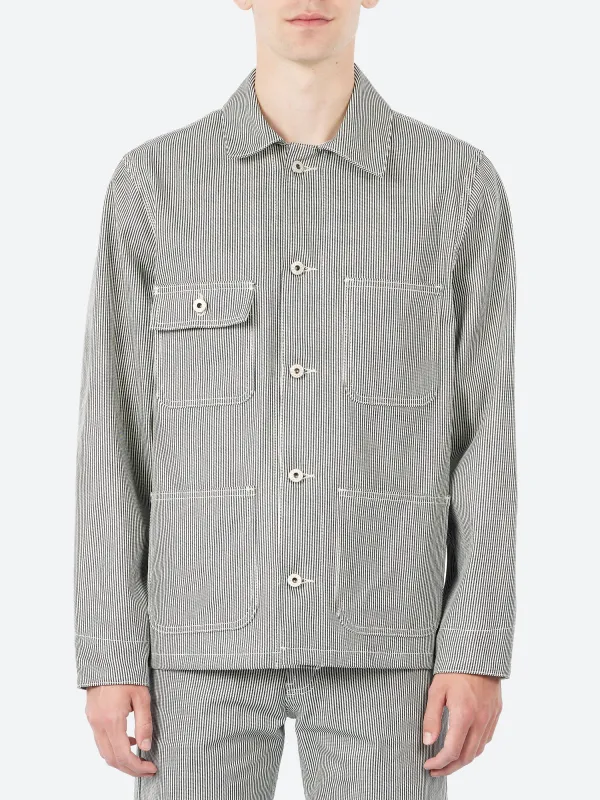 Chore Coat Selvedge Hickory made by Naked & Famous Denim