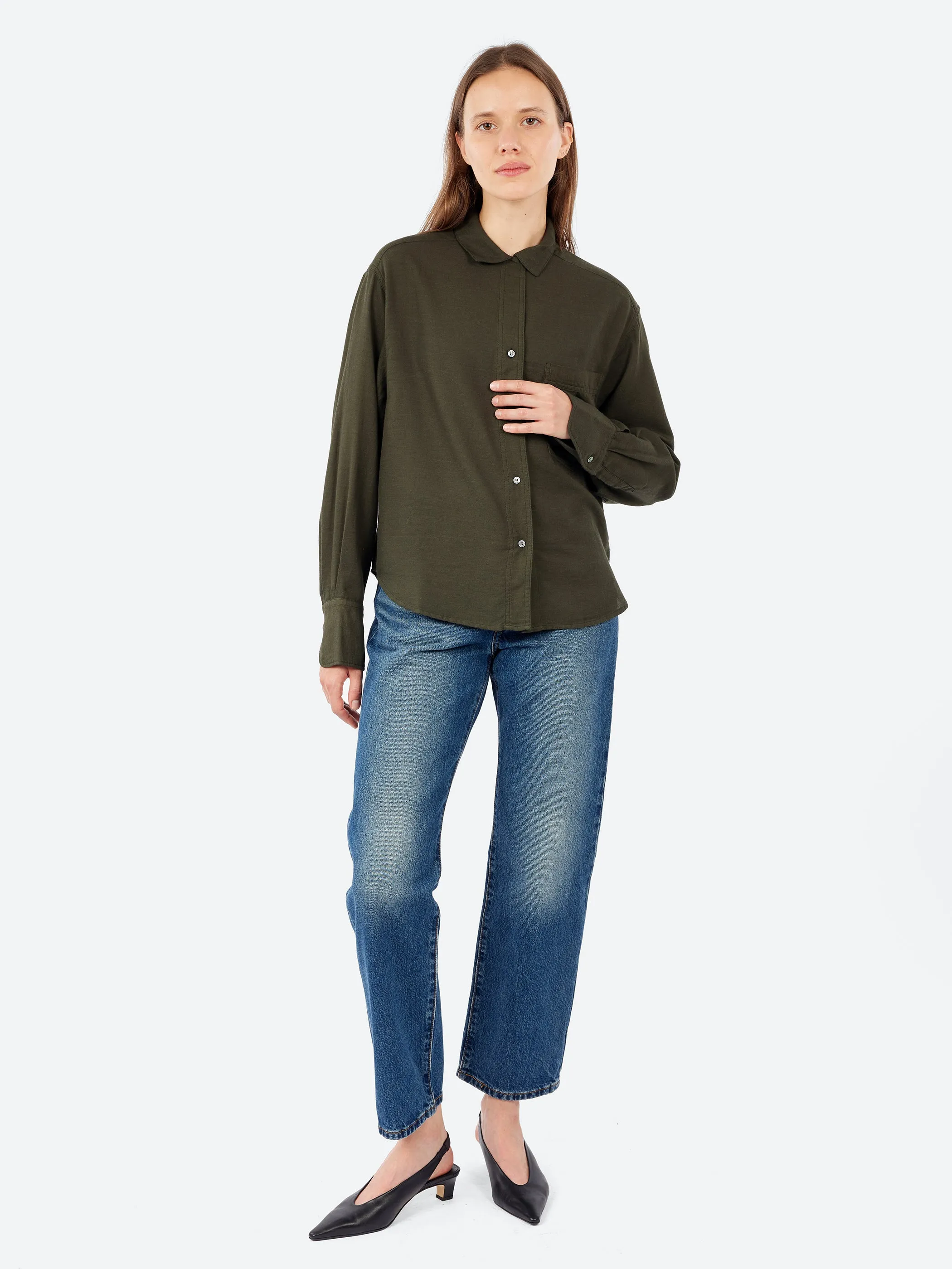 Cotton and Wool Micro-Weave Shirt sold by gravitypope product image thumbnail 2