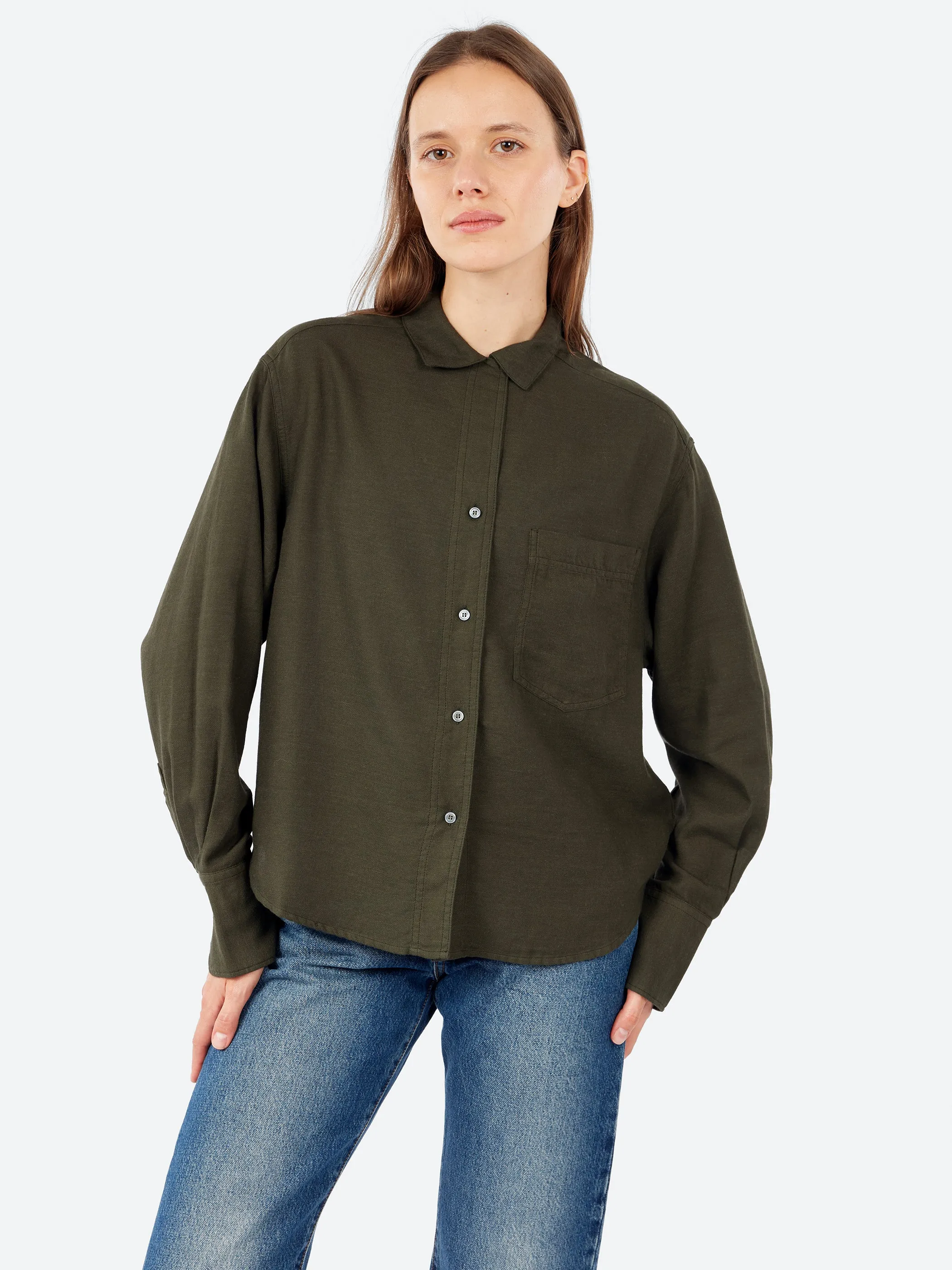 Cotton and Wool Micro-Weave Shirt sold by gravitypope product image thumbnail 4