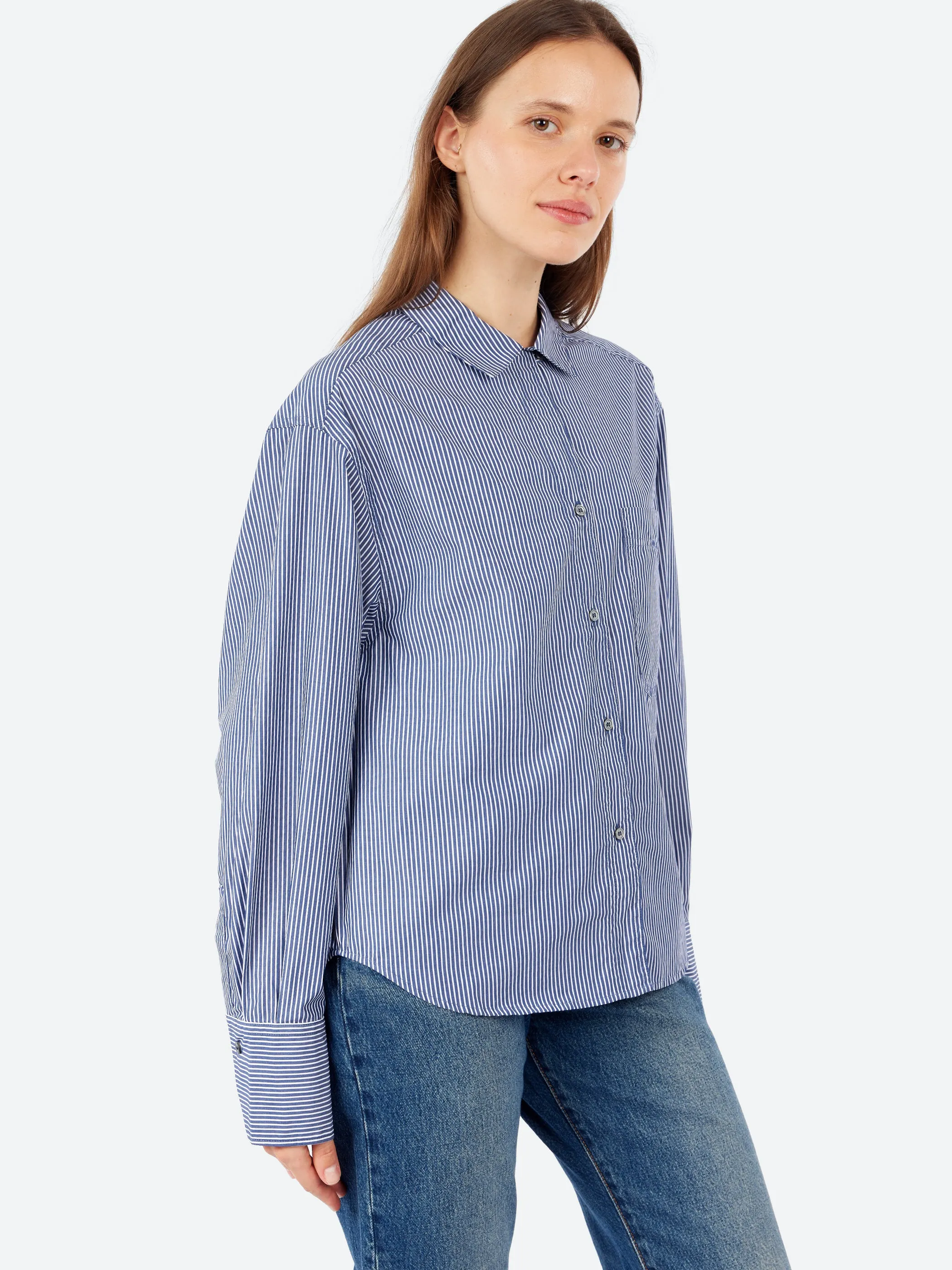 Stripe Poplin Shirt sold by gravitypope product image thumbnail 4