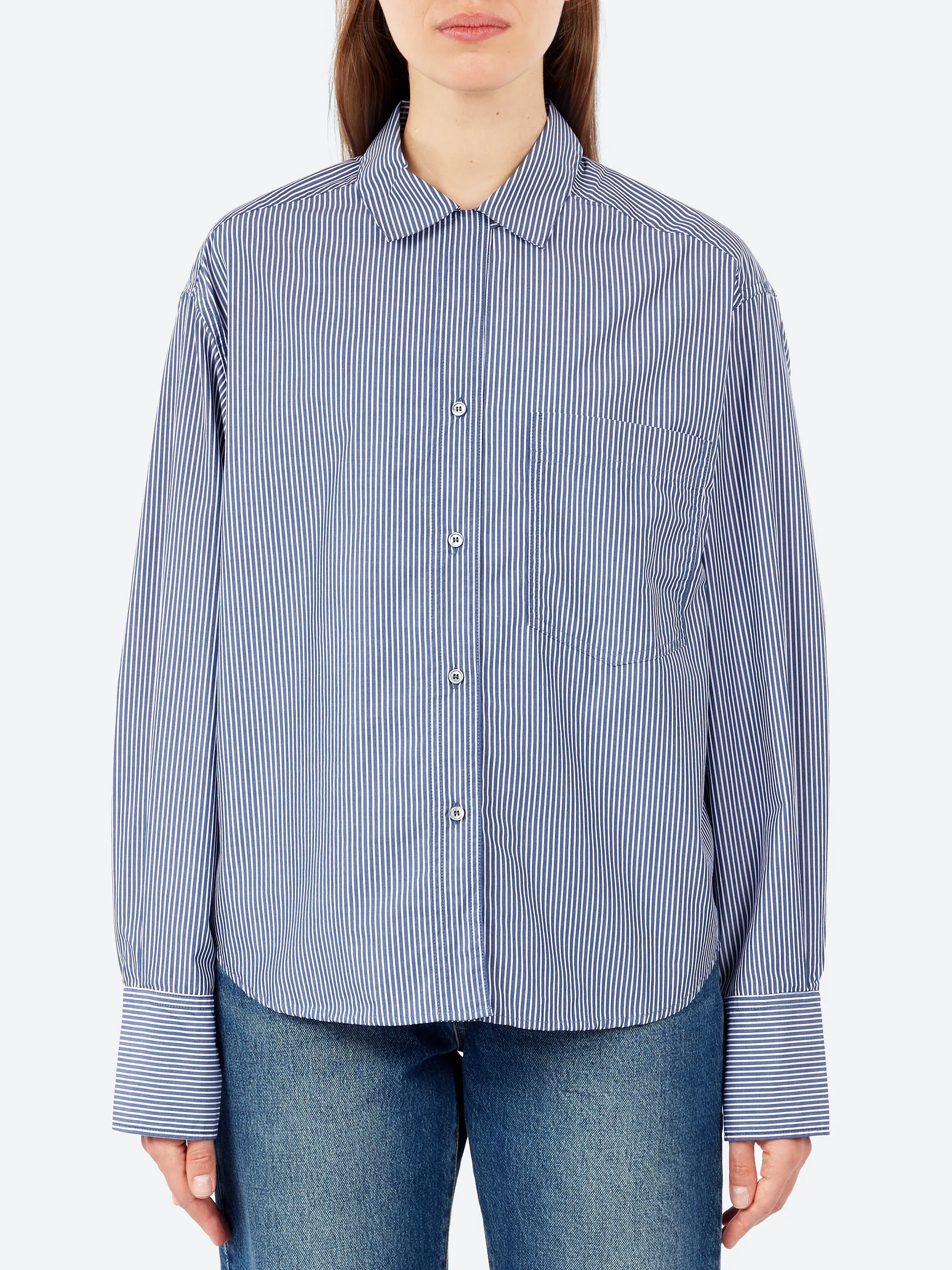 Stripe Poplin Shirt sold by gravitypope