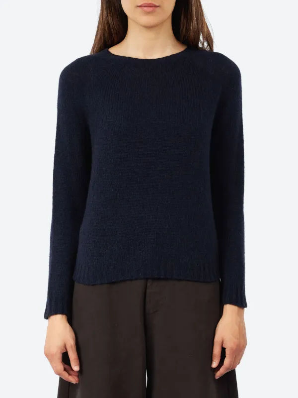 Three-Quarter Sleeve Wool and Camel Sweater made by Roberto Collina