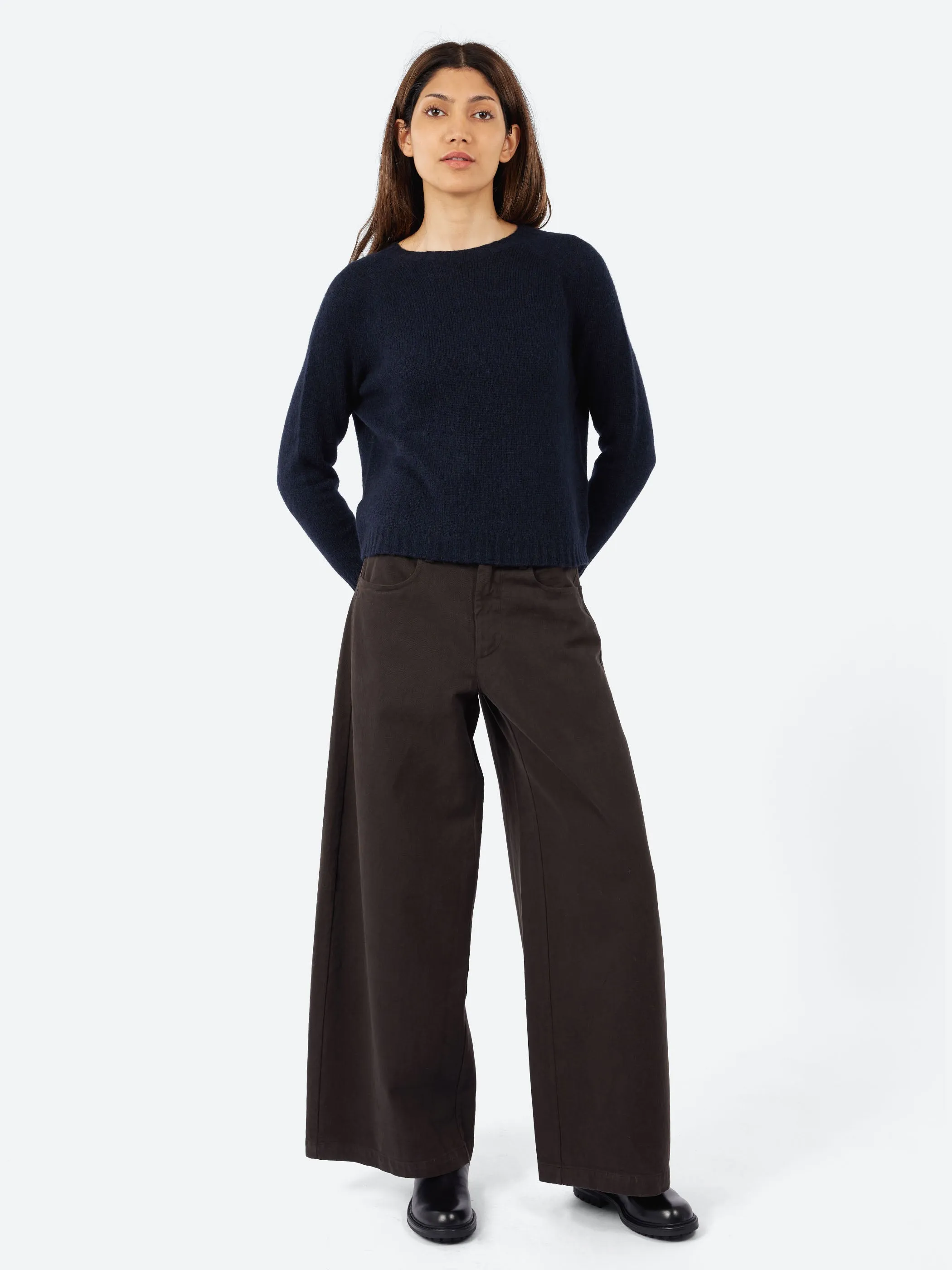 Three-Quarter Sleeve Wool and Camel Sweater sold by gravitypope product image thumbnail 2