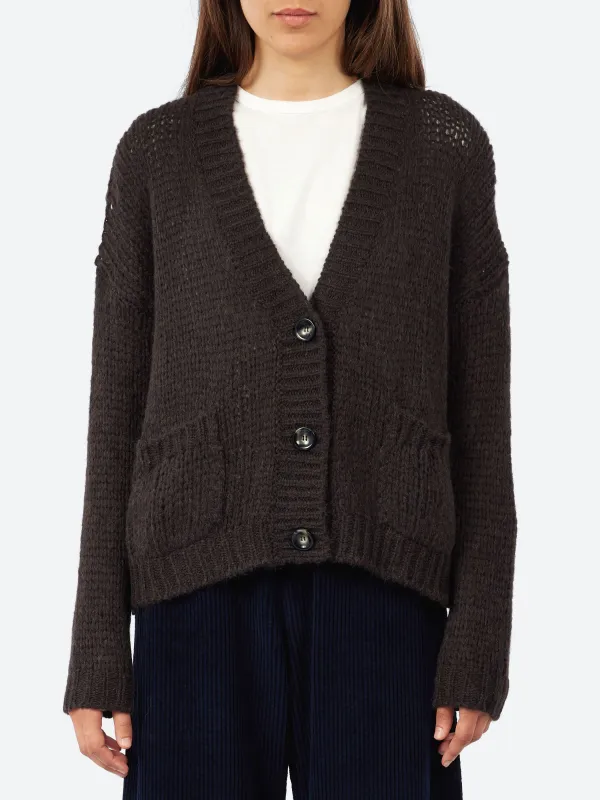 Alpaca Cardigan made by Roberto Collina