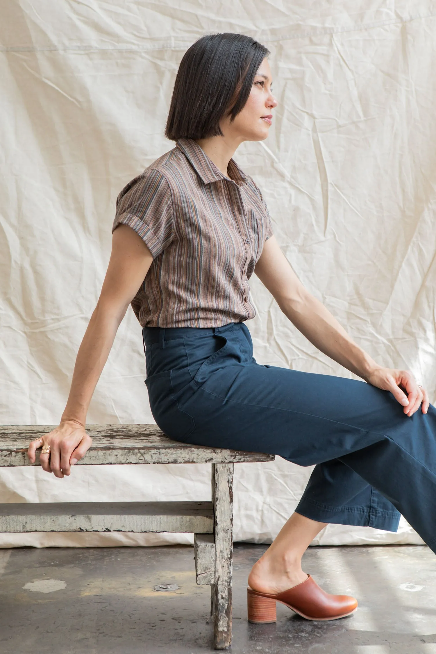 Bea Shirt / Multistripe sold by Bridge & Burn product image thumbnail 5