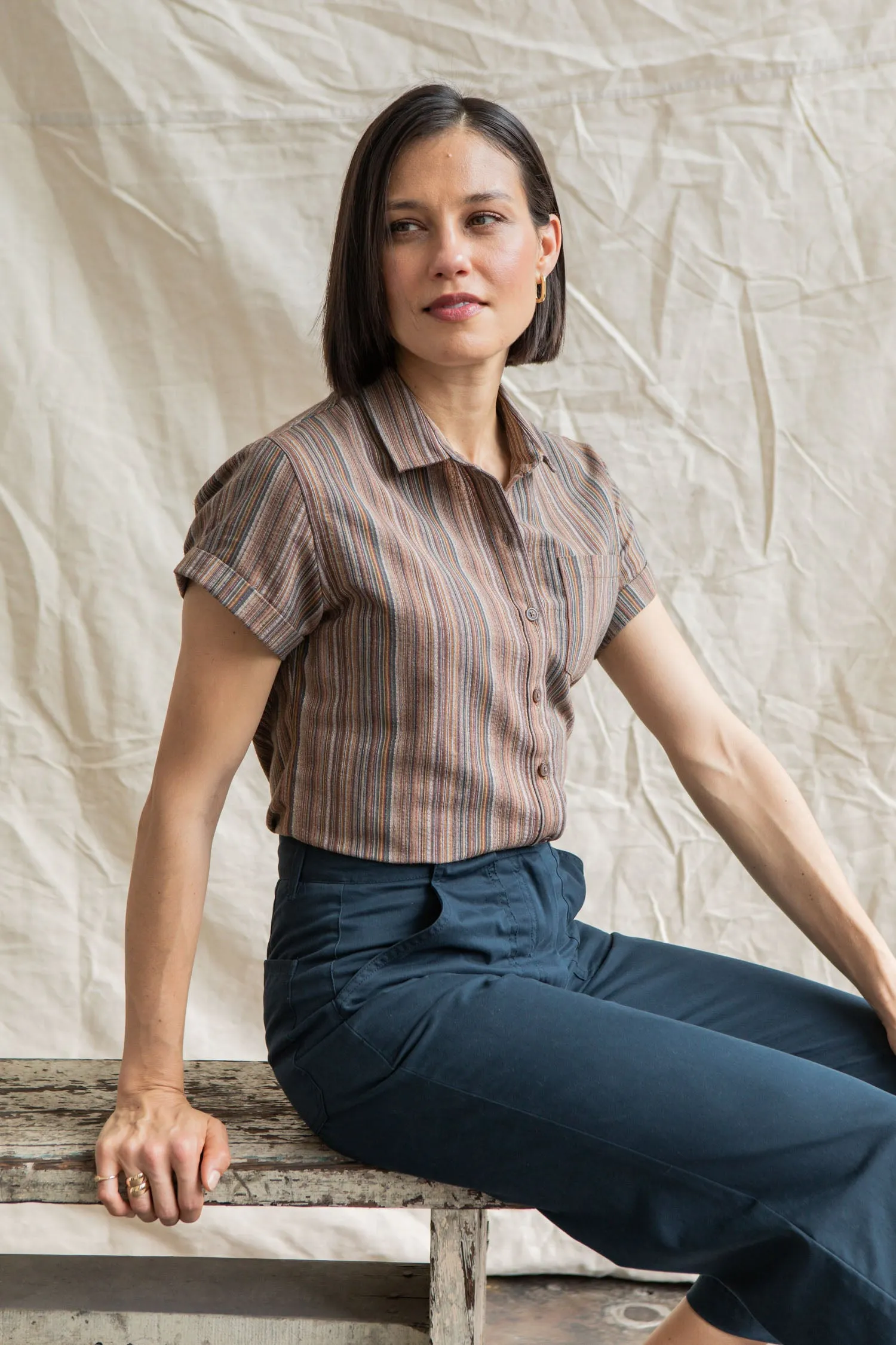 Bea Shirt / Multistripe sold by Bridge & Burn product image thumbnail 2