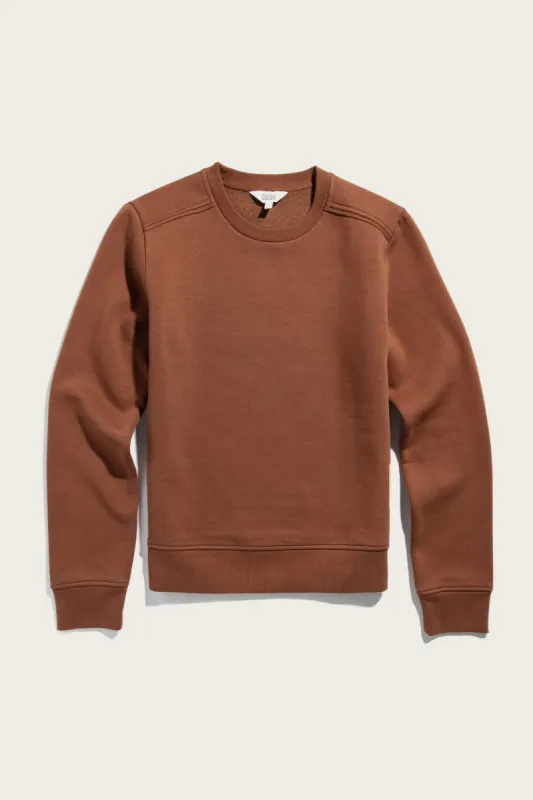 Bailey Crew Sweatshirt / Burnt Umber sold by Bridge & Burn