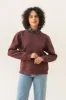 Bailey Crew Sweatshirt / Burgundy sold by Bridge & Burn