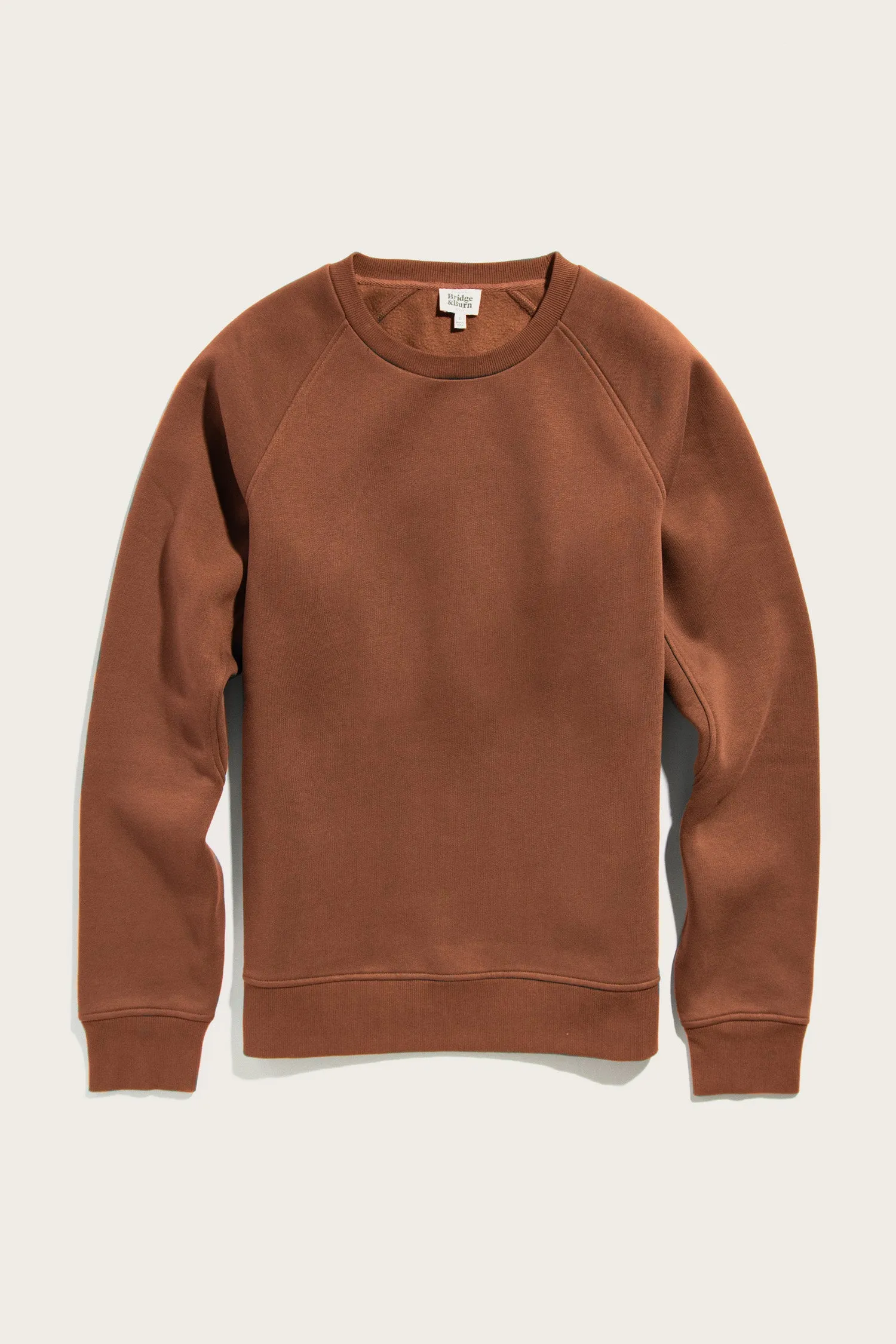 Lincoln Crew Sweatshirt / Burnt Umber sold by Bridge & Burn