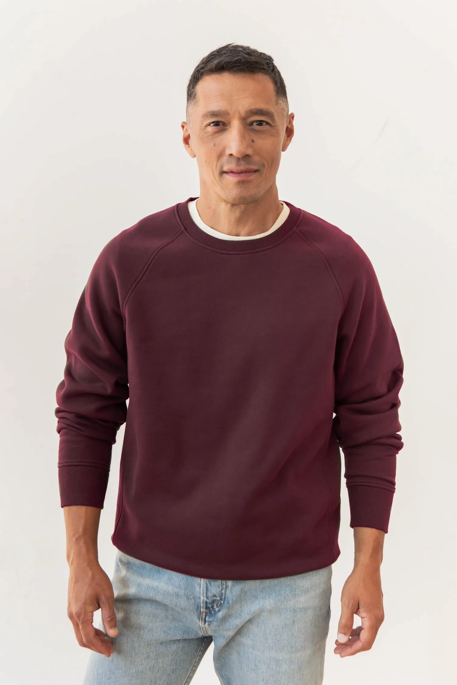 Lincoln Crew Sweatshirt / Burgundy sold by Bridge & Burn product image thumbnail 2