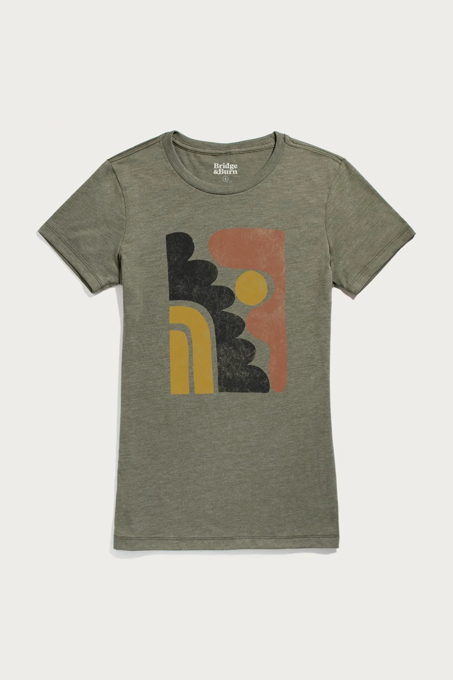 Women's Ladera Tee / Olive sold by Bridge & Burn