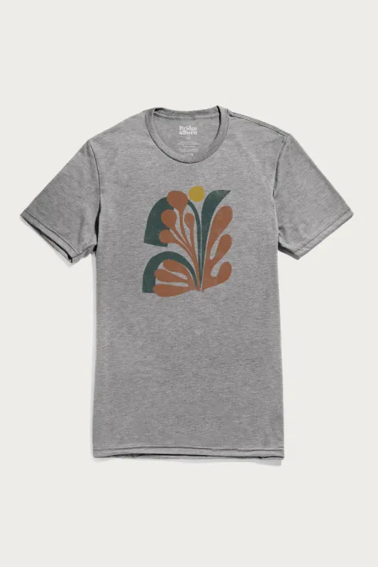 Men's Bloom Tee / Grey sold by Bridge & Burn