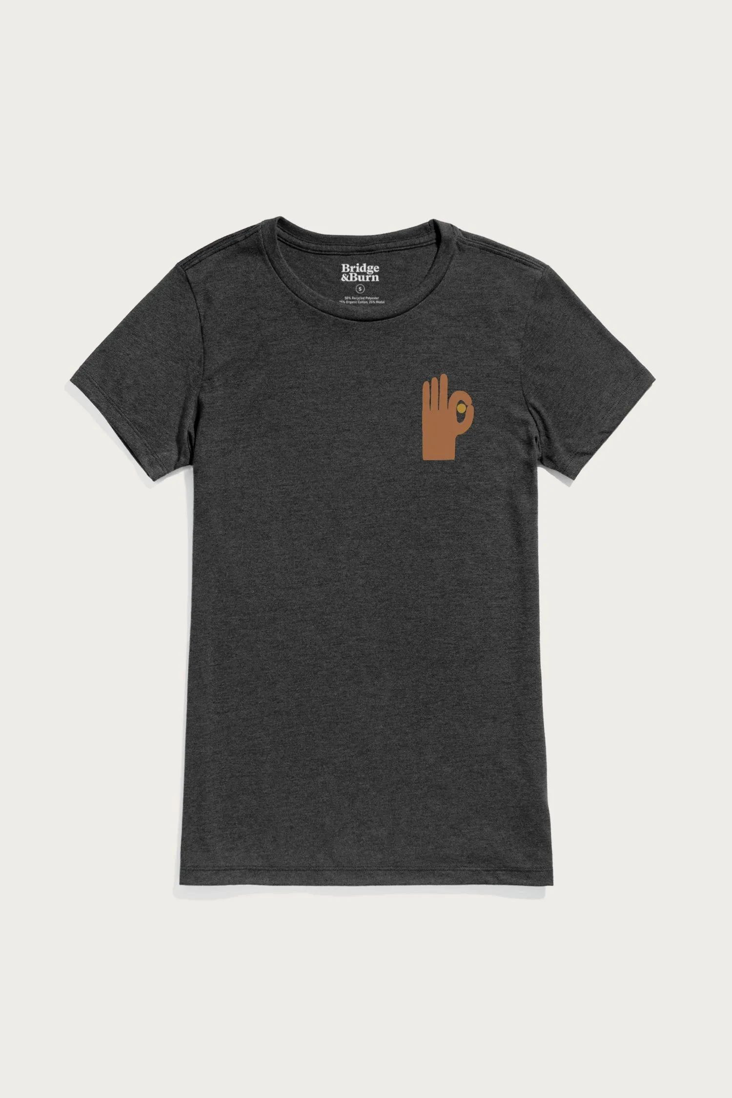 Women's Hand Eye Tee / Black sold by Bridge & Burn