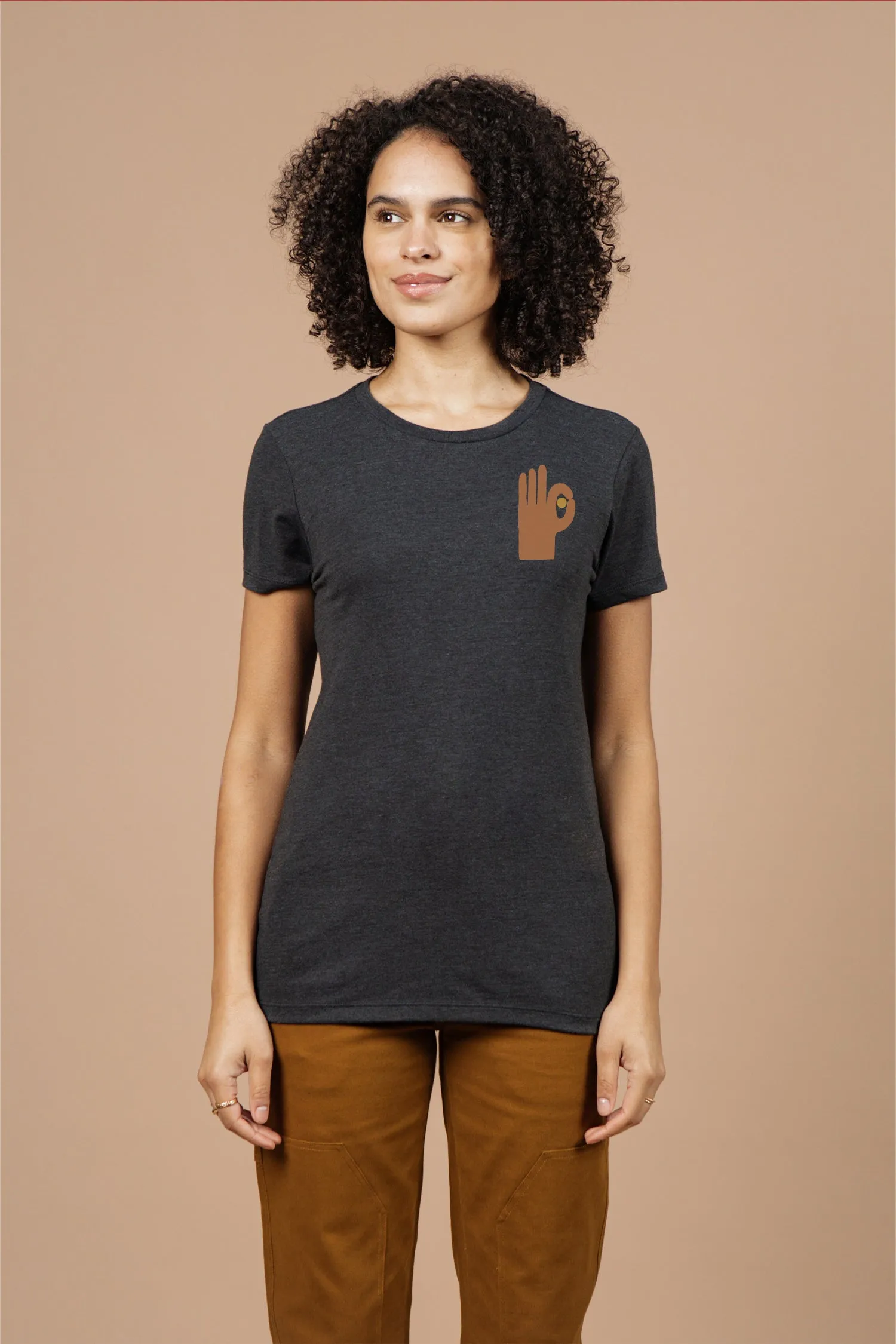 Women's Hand Eye Tee / Black sold by Bridge & Burn product image thumbnail 2