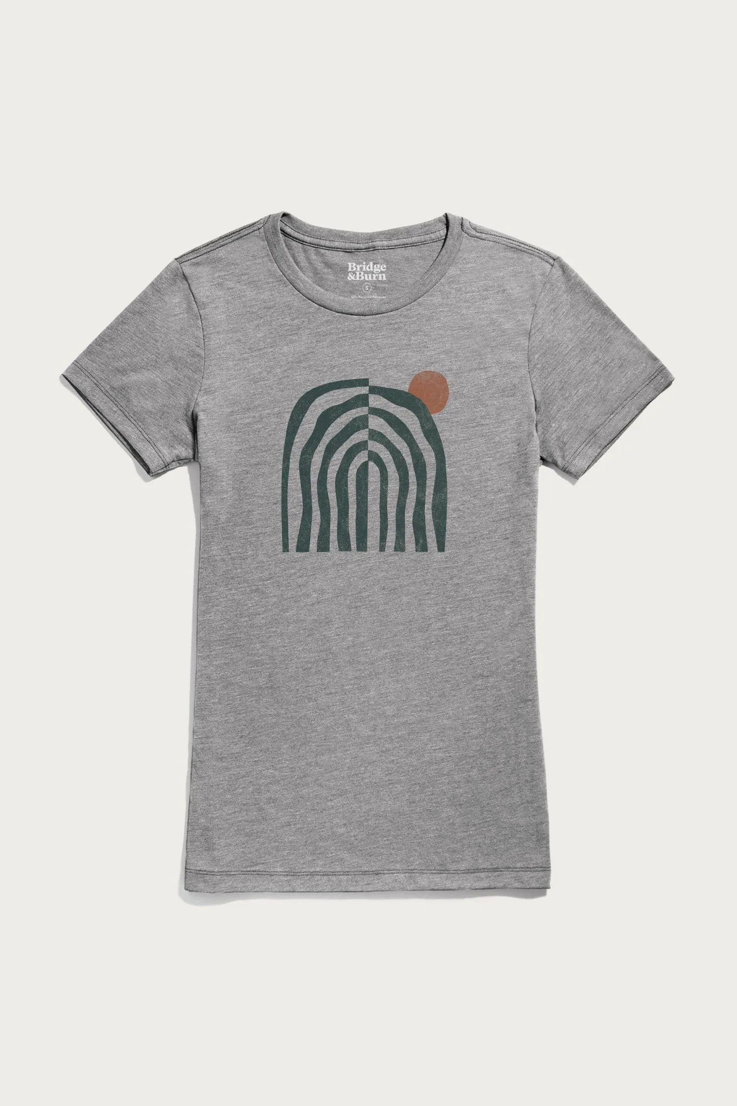 Women's Canopy Tee / Grey sold by Bridge & Burn