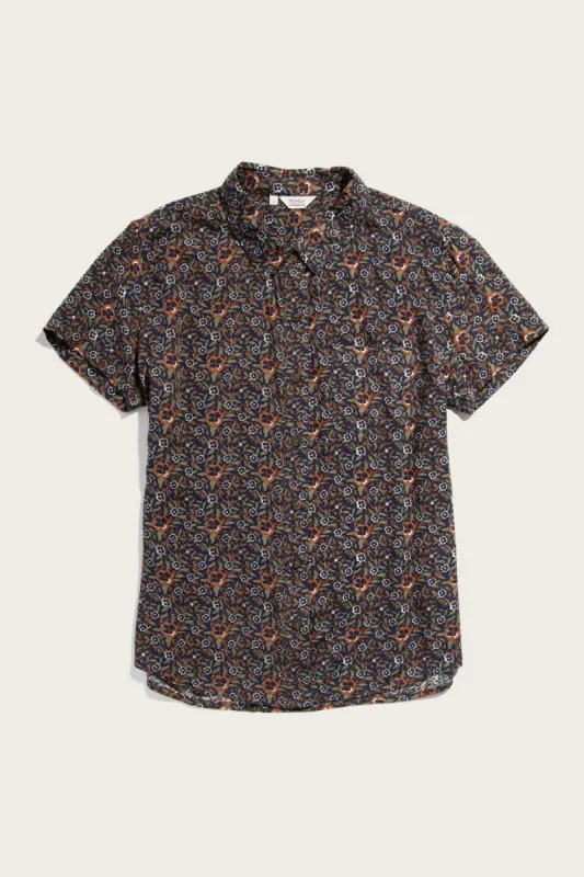Lana Shirt / Midnight Floral sold by Bridge & Burn
