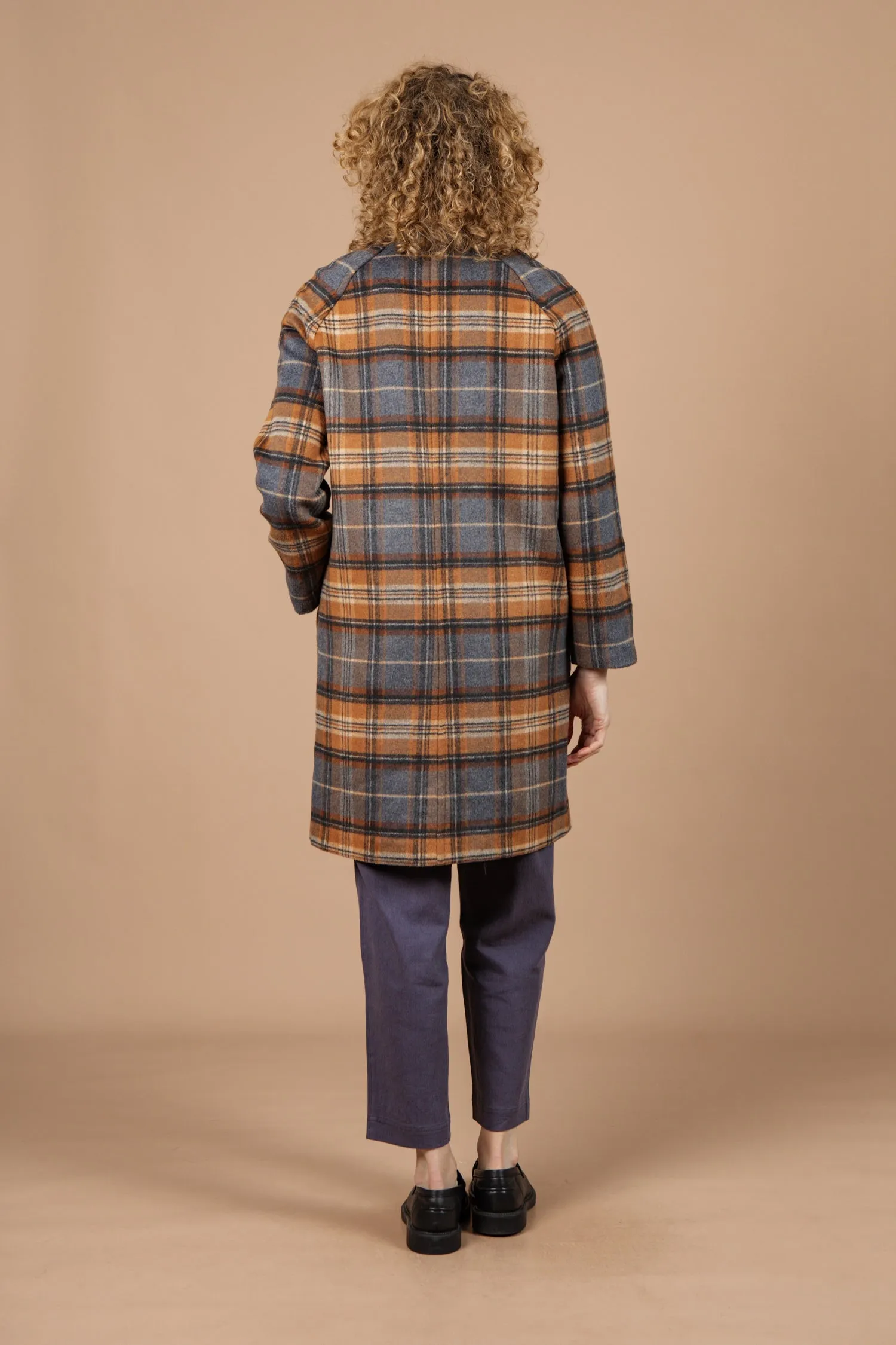 Alberta Car Coat / Dorset Brushed Plaid sold by Bridge & Burn product image thumbnail 4