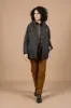 Sequoia Parka / Charcoal Waxed Canvas sold by Bridge & Burn
