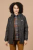 Sequoia Parka / Charcoal Waxed Canvas sold by Bridge & Burn