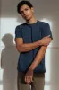 Organic Hemp Pocket Tee / Storm Blue sold by Bridge & Burn