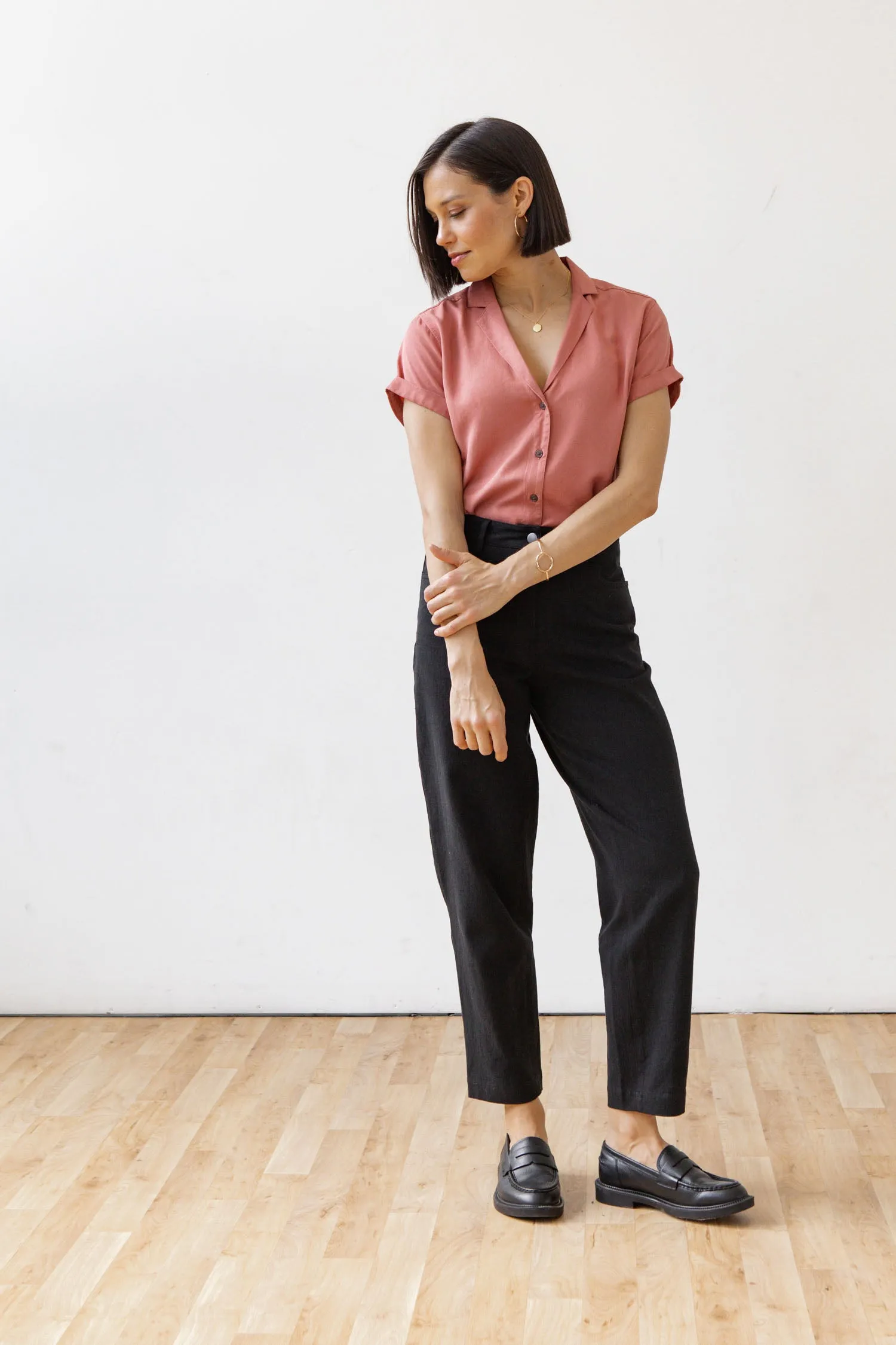 Innes Shirt / Azalea sold by Bridge & Burn product image thumbnail 5