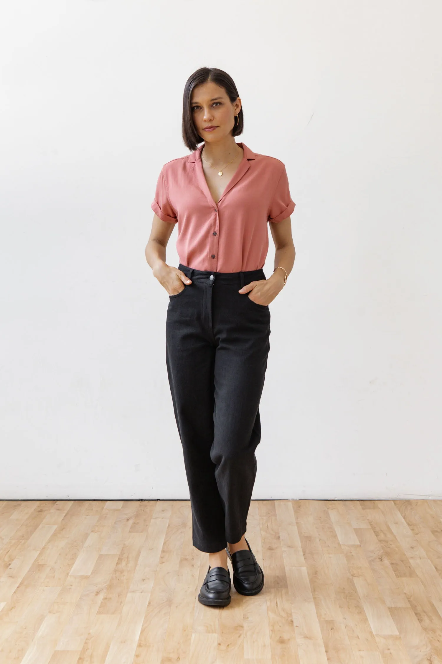 Innes Shirt / Azalea sold by Bridge & Burn product image thumbnail 3