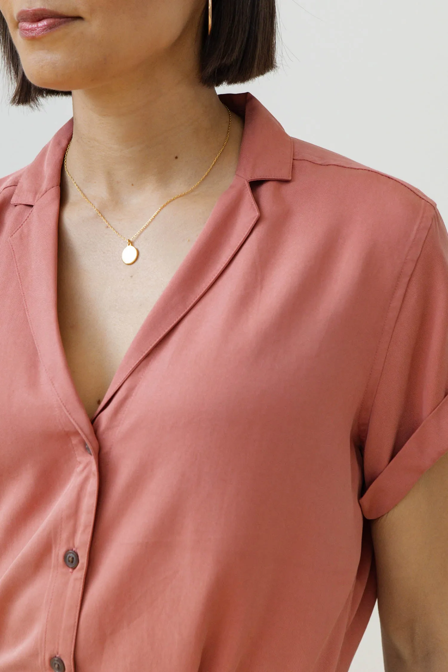 Innes Shirt / Azalea sold by Bridge & Burn product image thumbnail 4