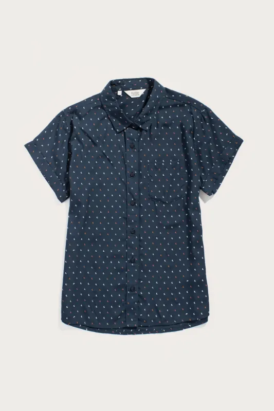 Bea Shirt / Midnight Crescent sold by Bridge & Burn