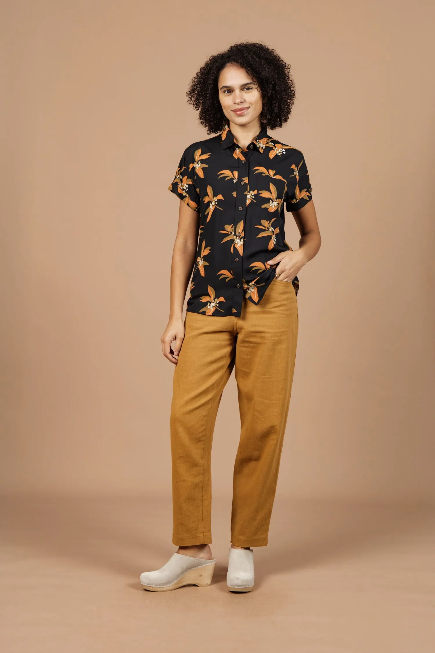 Bea Shirt / Burkwood Flora sold by Bridge & Burn product image thumbnail 4