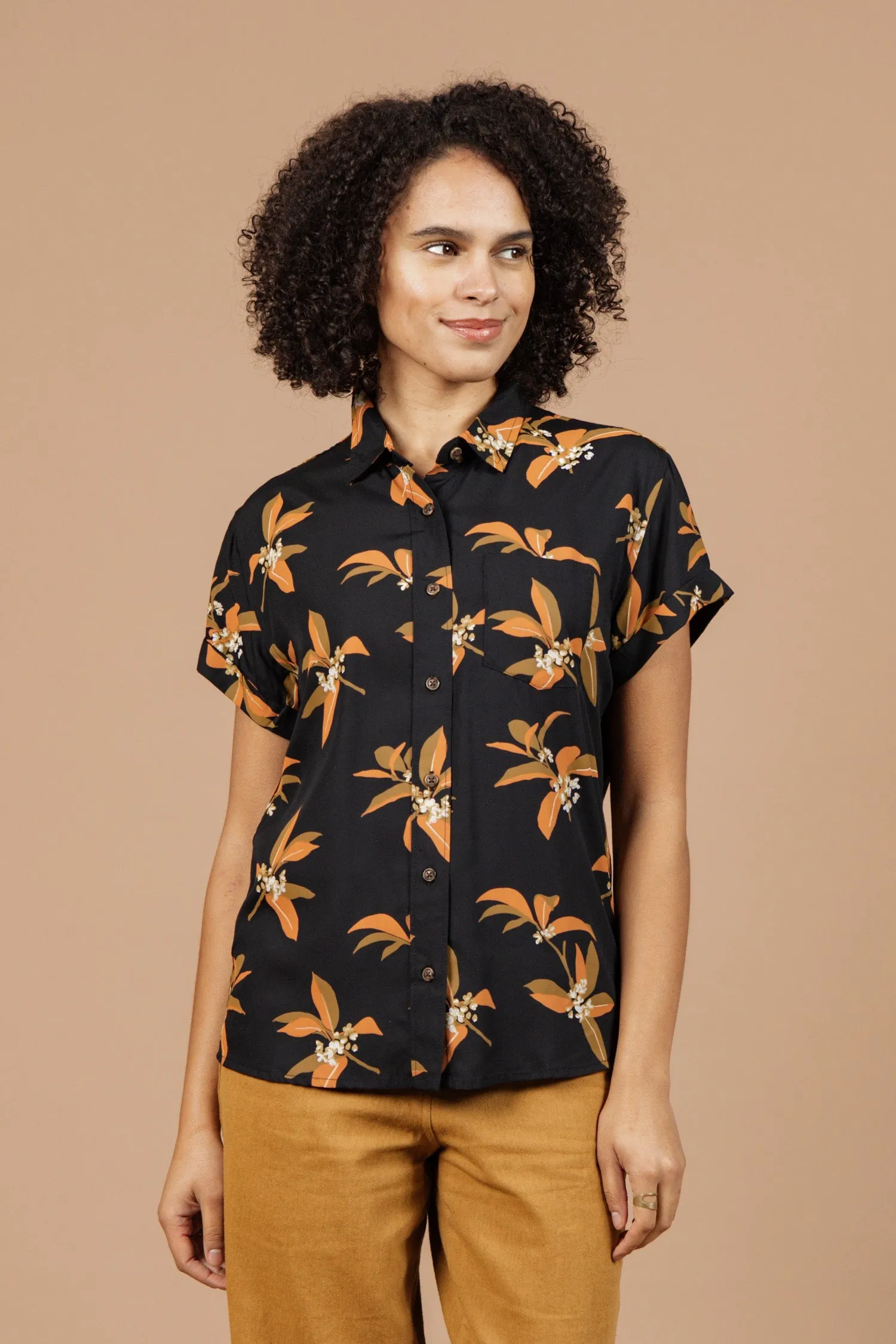 Bea Shirt / Burkwood Flora sold by Bridge & Burn product image thumbnail 2