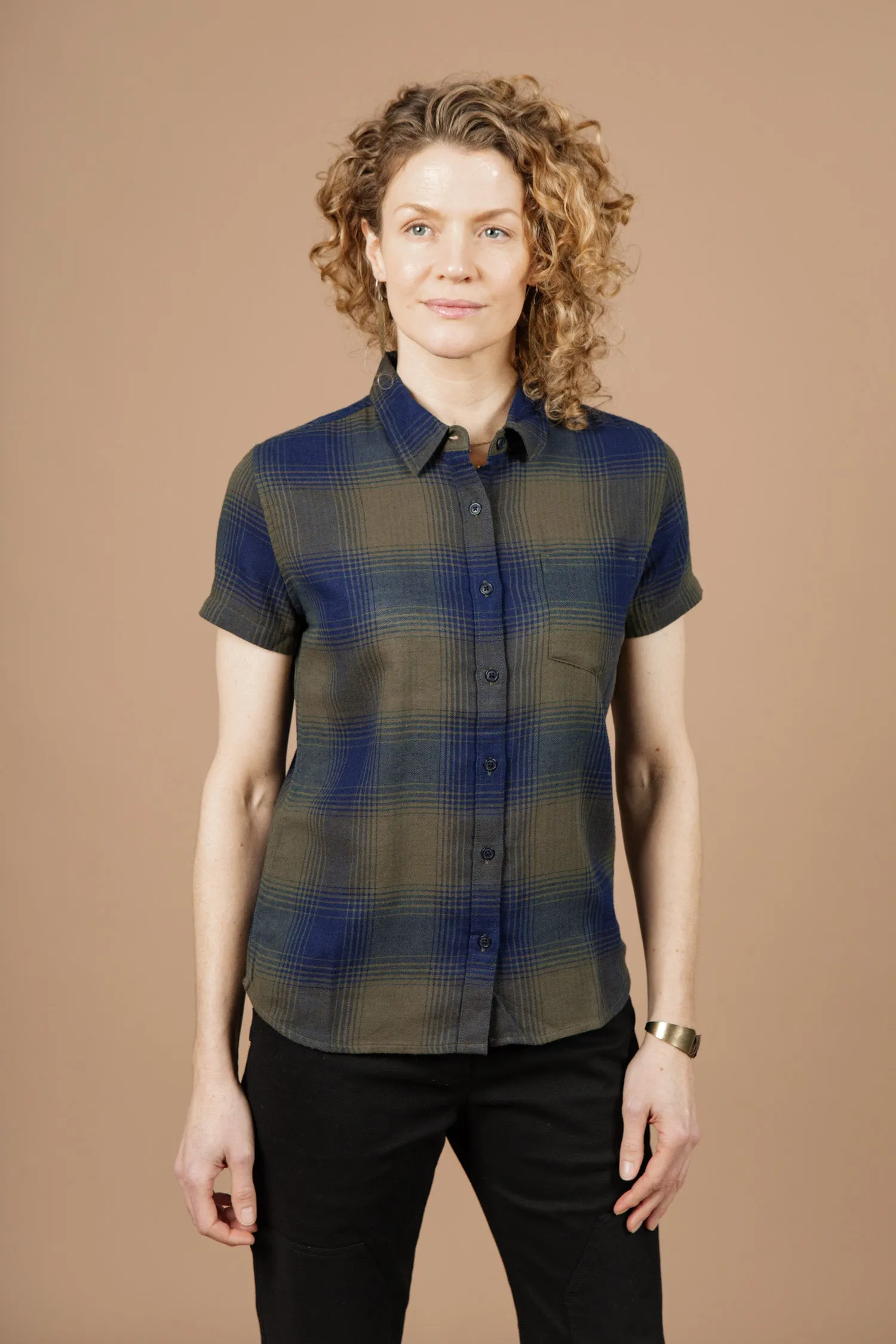 Lana Shirt / Pacific Ombre Plaid sold by Bridge & Burn product image thumbnail 2