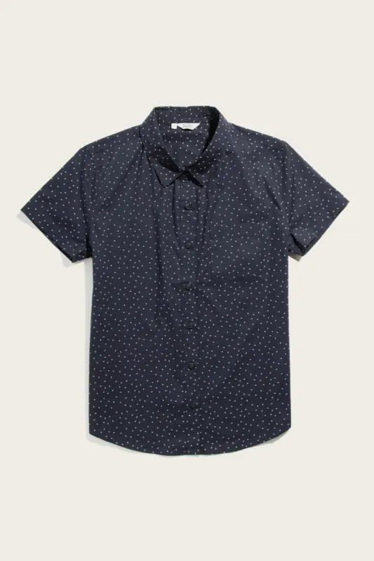Lana Shirt / Navy Arrow sold by Bridge & Burn