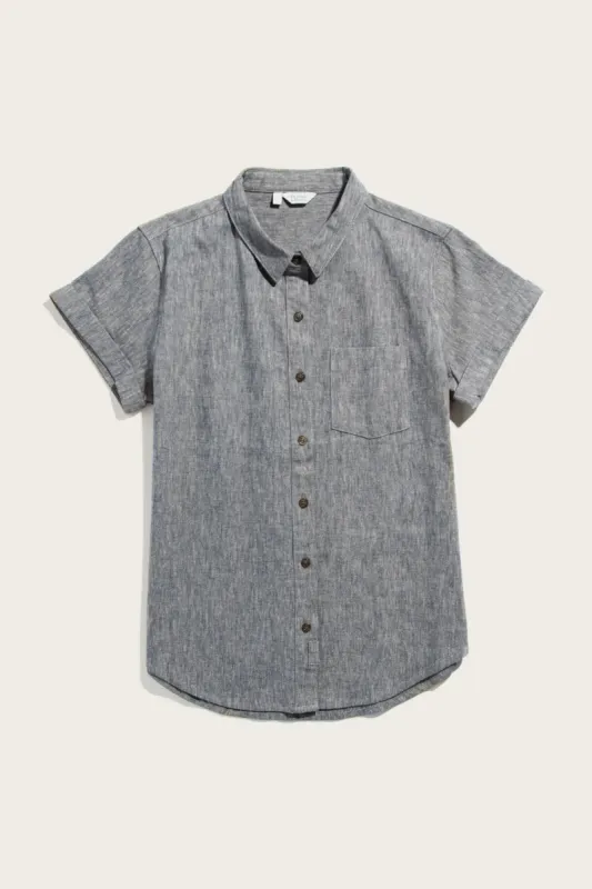 Bea Shirt / Slate sold by Bridge & Burn