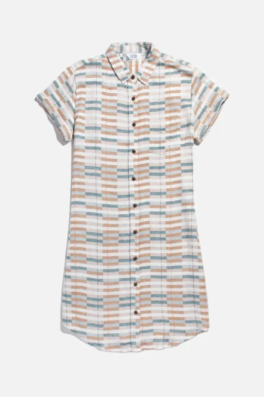 Loren Shirt Dress / Manzanita Stripe sold by Bridge & Burn