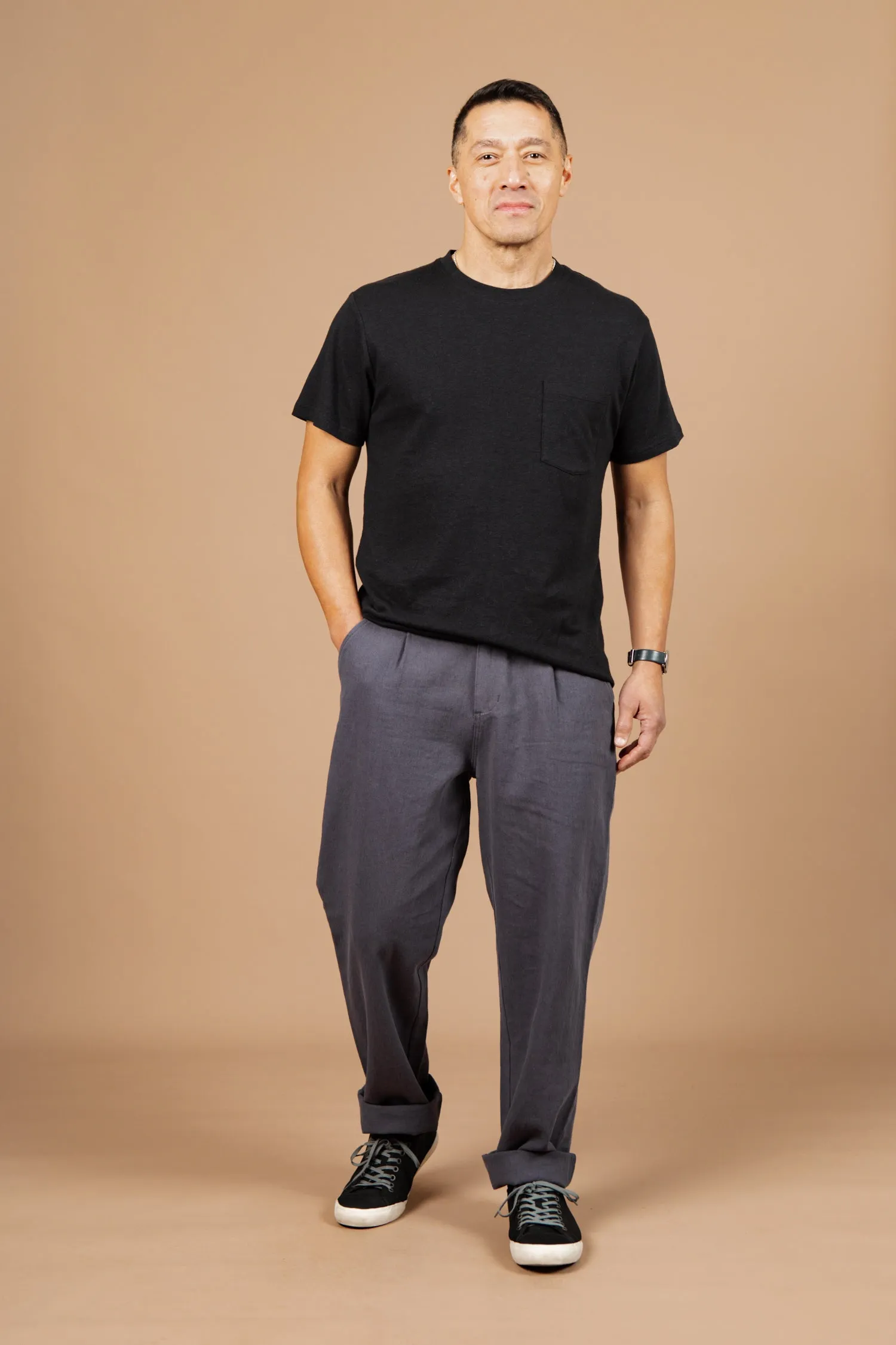 Organic Hemp Pocket Tee / Washed Black sold by Bridge & Burn product image thumbnail 5