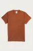 Organic Hemp Pocket Tee / Burnt Umber sold by Bridge & Burn