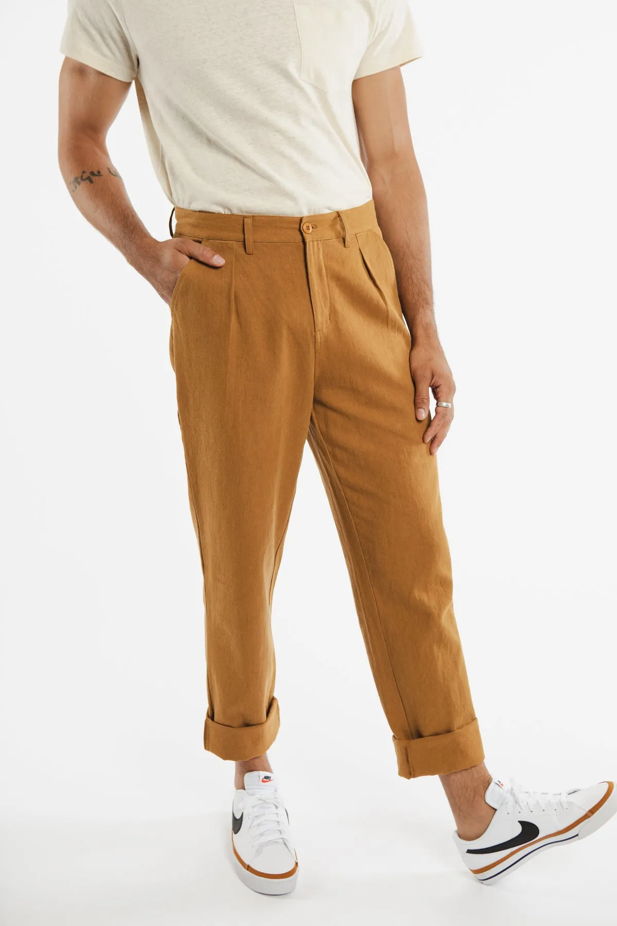 Reed Pant / Ochre sold by Bridge & Burn product image thumbnail 2