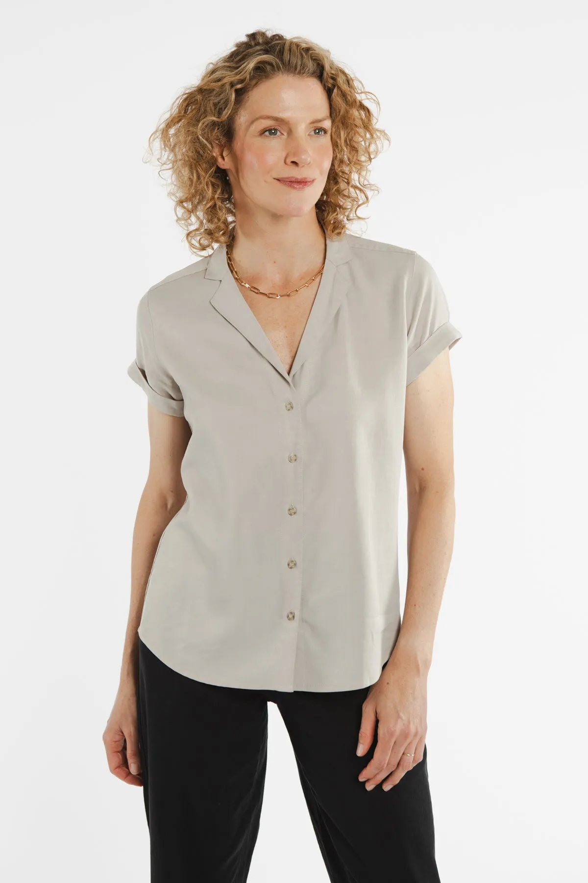 Innes Shirt / Dove Grey sold by Bridge & Burn product image thumbnail 3