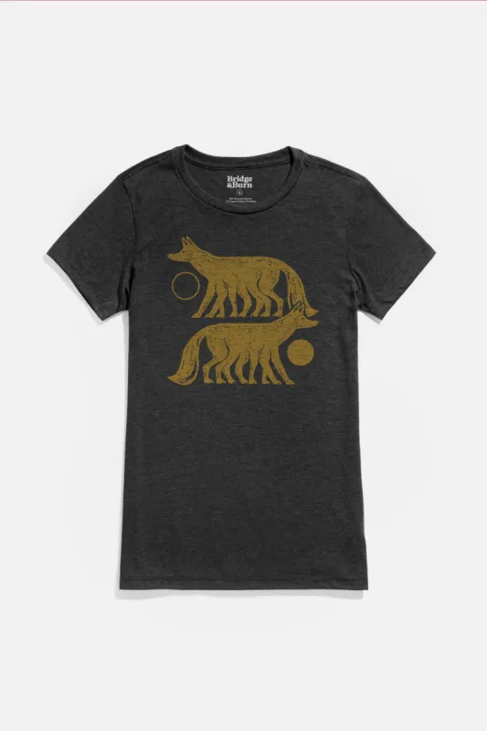 Women's Night Watch Tee / Black sold by Bridge & Burn