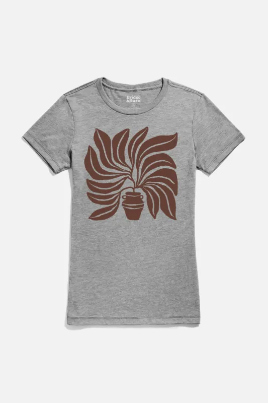 Women's Grown Tee / Grey sold by Bridge & Burn