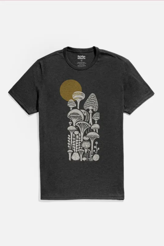 Men's Mycology Tee / Black sold by Bridge & Burn