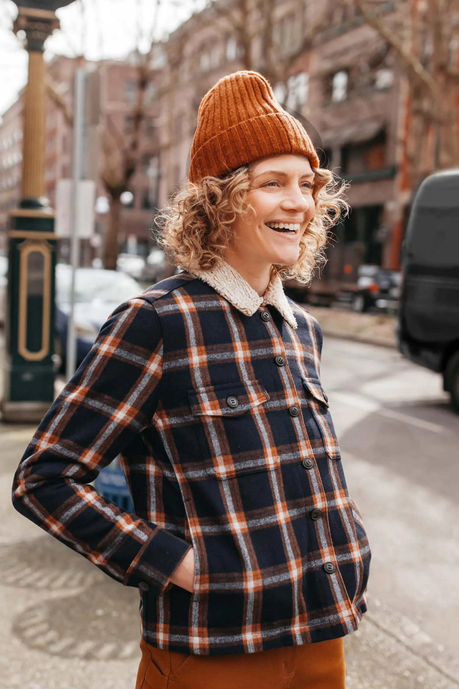 Chunky Ribbed Beanie / Sienna sold by Bridge & Burn product image thumbnail 4