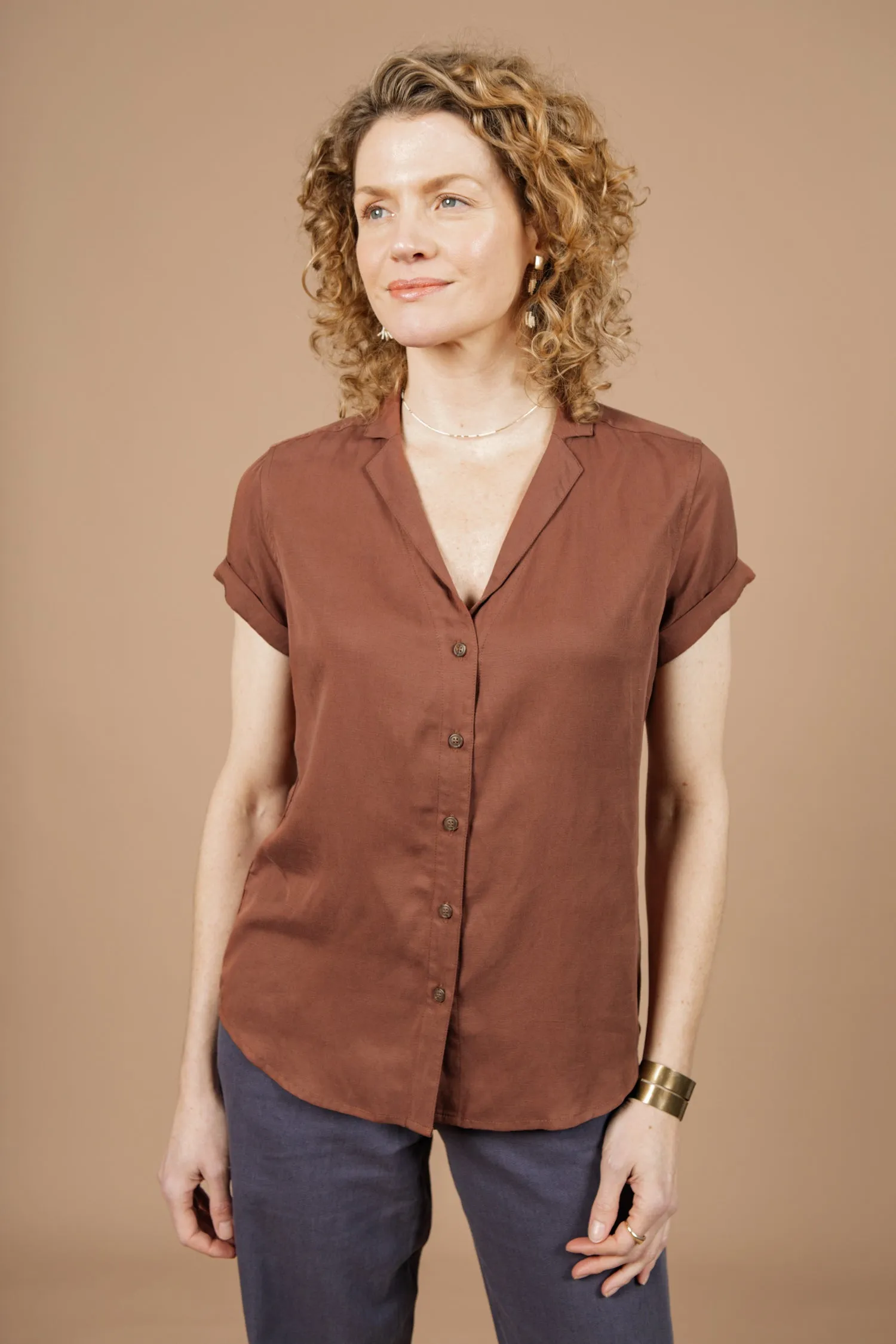 Innes Shirt / Copper sold by Bridge & Burn product image thumbnail 2