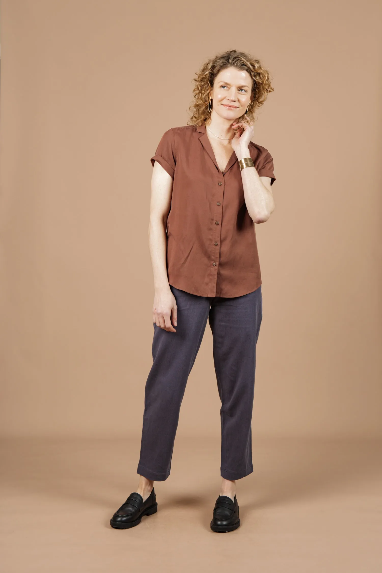 Innes Shirt / Copper sold by Bridge & Burn product image thumbnail 5
