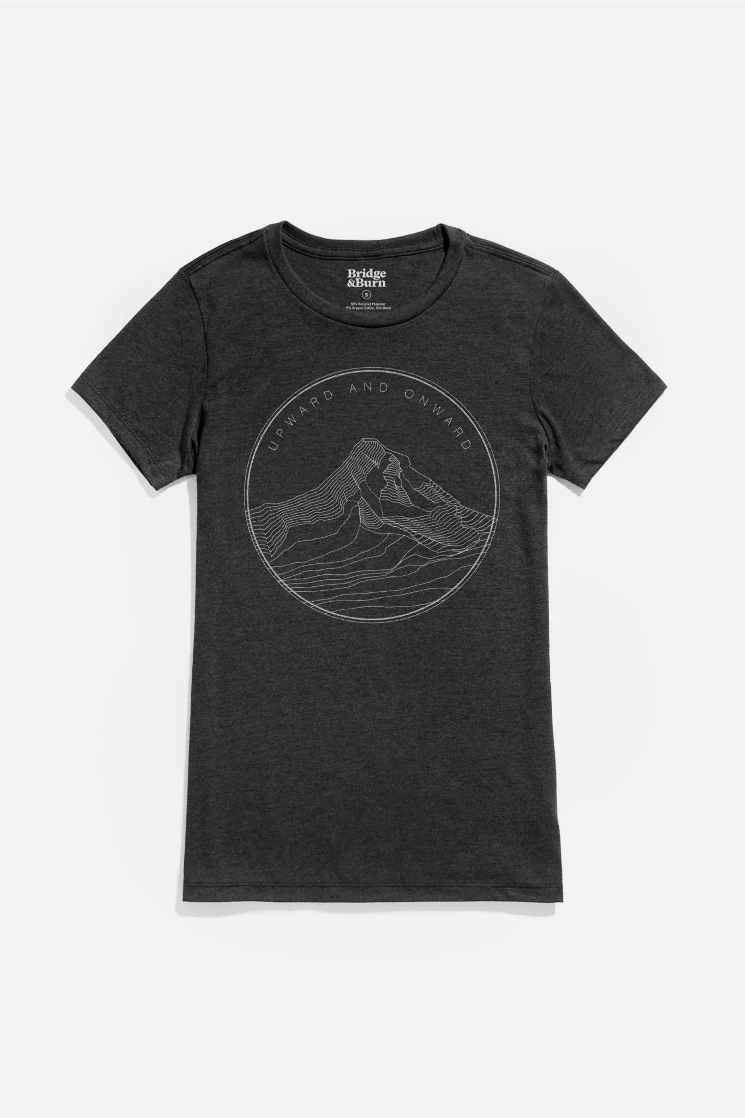 Women's Upward and Onward Tee / Black sold by Bridge & Burn
