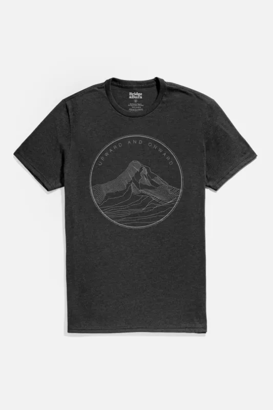 Men's Upward and Onward Tee / Black sold by Bridge & Burn