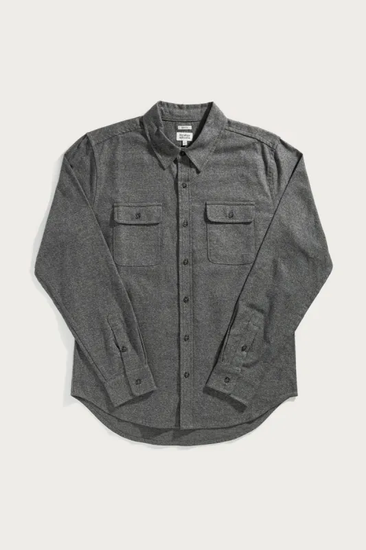 Cole Slim Shirt / Stone sold by Bridge & Burn