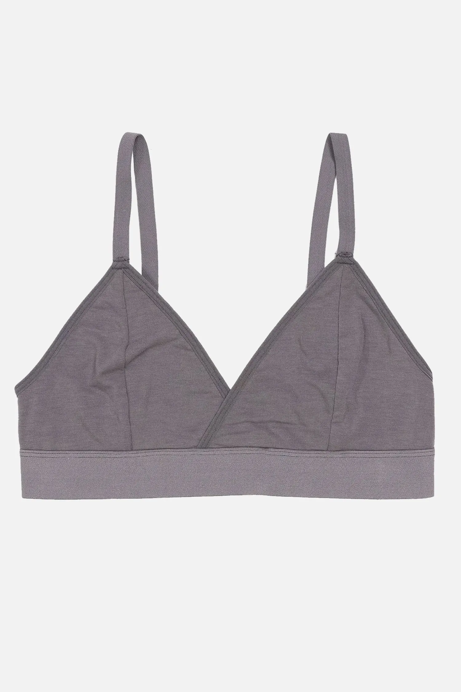 Richer Poorer Classic Bralette / Gunmetal sold by Bridge & Burn